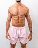 Short de lino Rosa de BORNEO para hombre, vista frontal