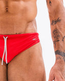 Bikini de baño Berry de BORNEO, detalle de la tela
