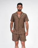 Camisa Costera Café