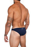 Bikini de baño Marino de BORNEO en azul marino profundo, vista posterior